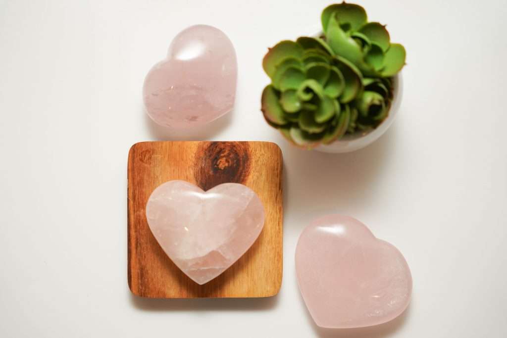 Rose Quartz Heart